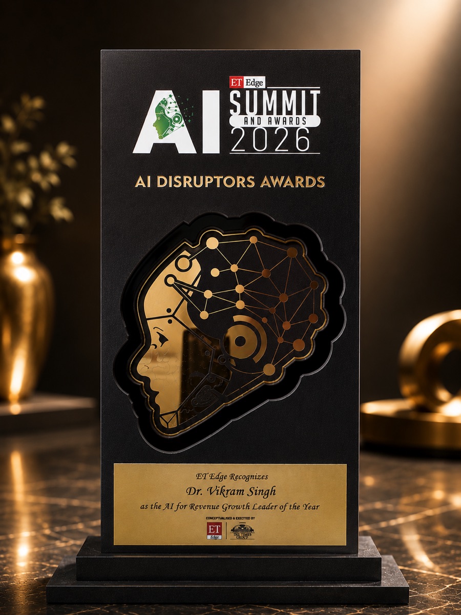 Award: AI for Revenue Growth Leader of the Year, ET Edge AI Awards & Summit 2026