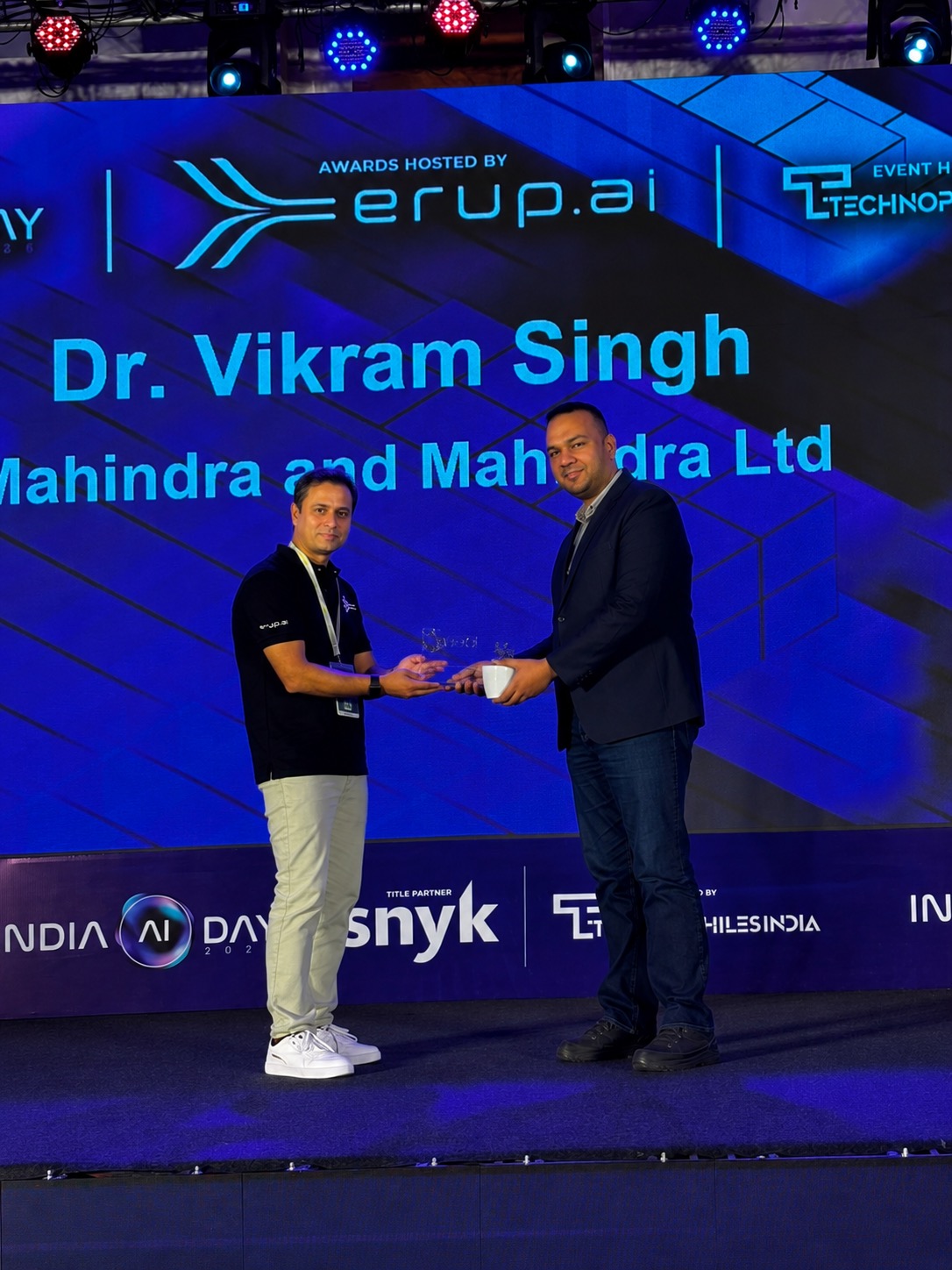 Award: Future of AI Leadership of the Year (Artificial Intelligence), India AI Day 2026